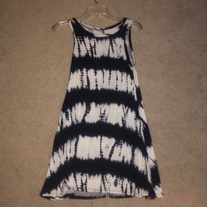 Tie dye cotton dress